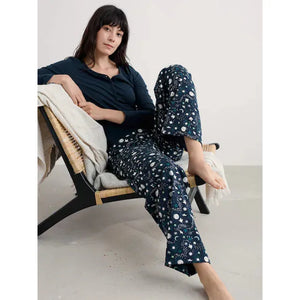 PJ SET | EVENING PATH: STARRY NIGHTTIME MARINE-Loungewear-SEASALT-Coriander