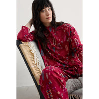 PJ SET | SETTING SUN: BOTANICAL WOODLAND JAM-Loungewear-SEASALT-12-JAM-Coriander