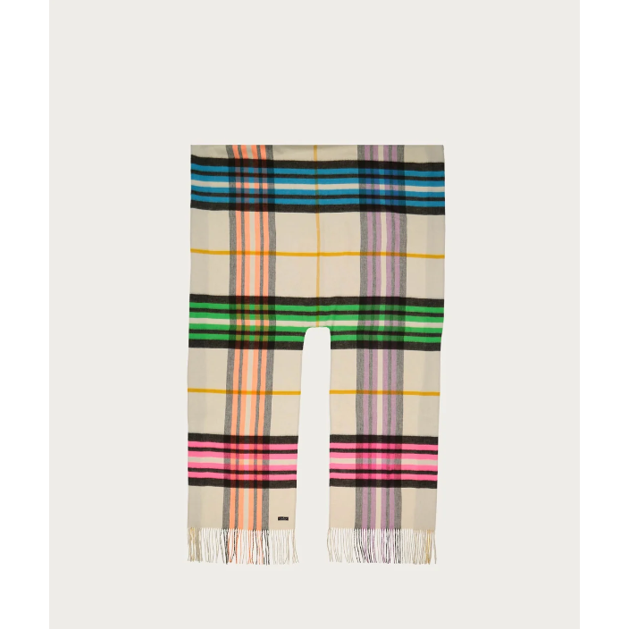 PLAID PONCHO | REVERSIBLE-Uncategorised-V. FRAAS FALL/WINTER-Coriander