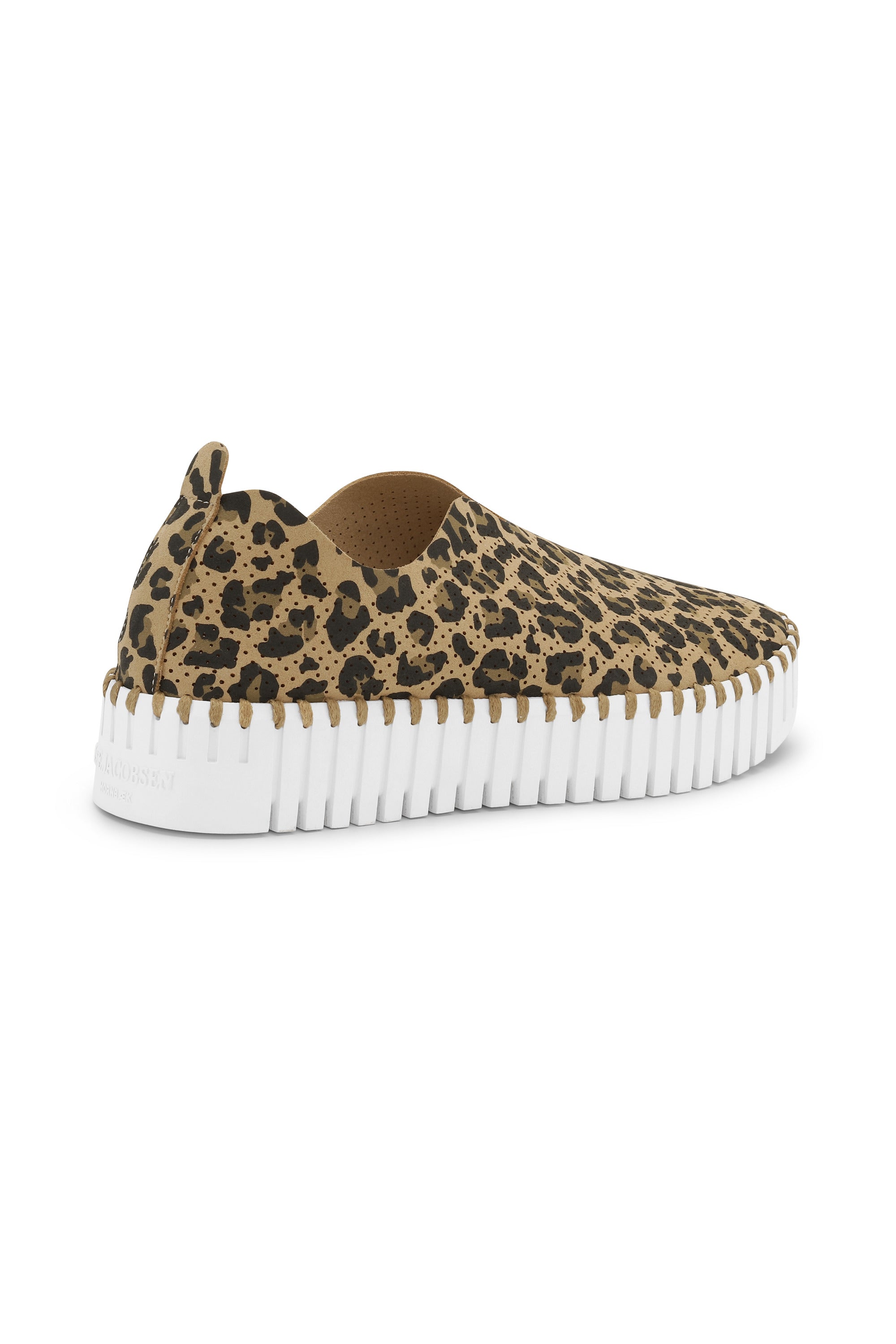 PLATFORM SLIP ON LOAFER | LEOPARD-Footwear-ILSE JACOBSEN-Coriander