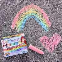 PLAYGROUND CHALK | RAINBOW COLOURS 6 PACK-Uncategorised-HOUSE OF MARBLES-Coriander
