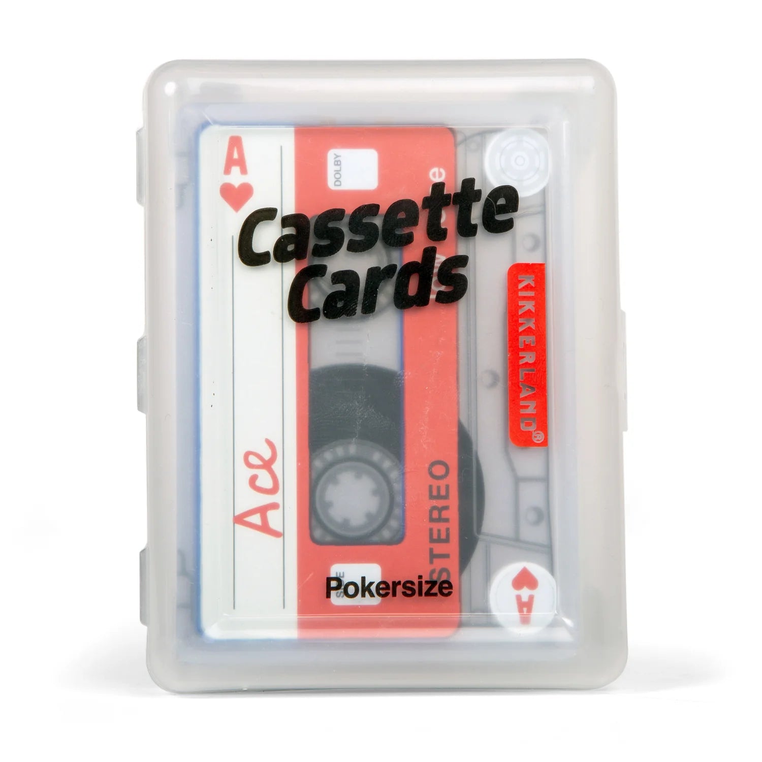 PLAYING CARDS | CASSETTE-Fun and Games-KIKKERLAND DESIGNS-Coriander