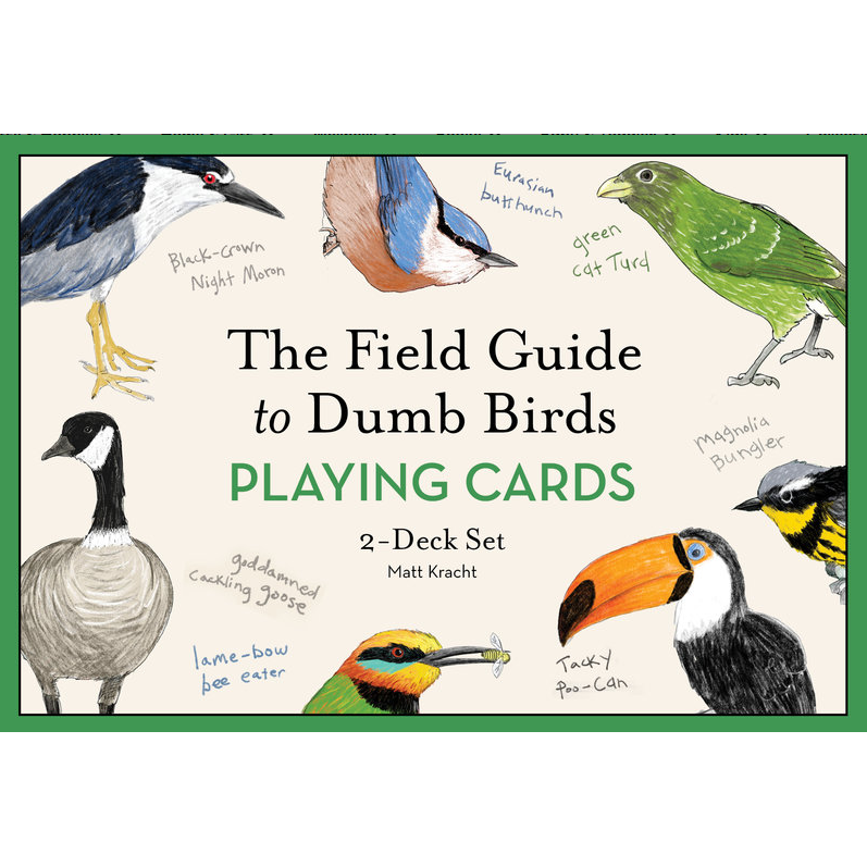 PLAYING CARDS | FIELD GUIDE TO DUMB BIRDS-Uncategorised-RAINCOAST-Coriander