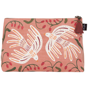 PLUME COSMETICS BAG - SMALL-Bags & Wallets-DANICA-Coriander