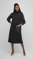 POCKET DRESS-Dress-UCHUU-ONE-BLACK-Coriander