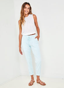 POCKET JOGGER-Pants-BELLA DAHL-XSMALL-SKY-Coriander