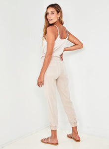 POCKET JOGGER-Pants-BELLA DAHL-XSMALL-TAN-Coriander