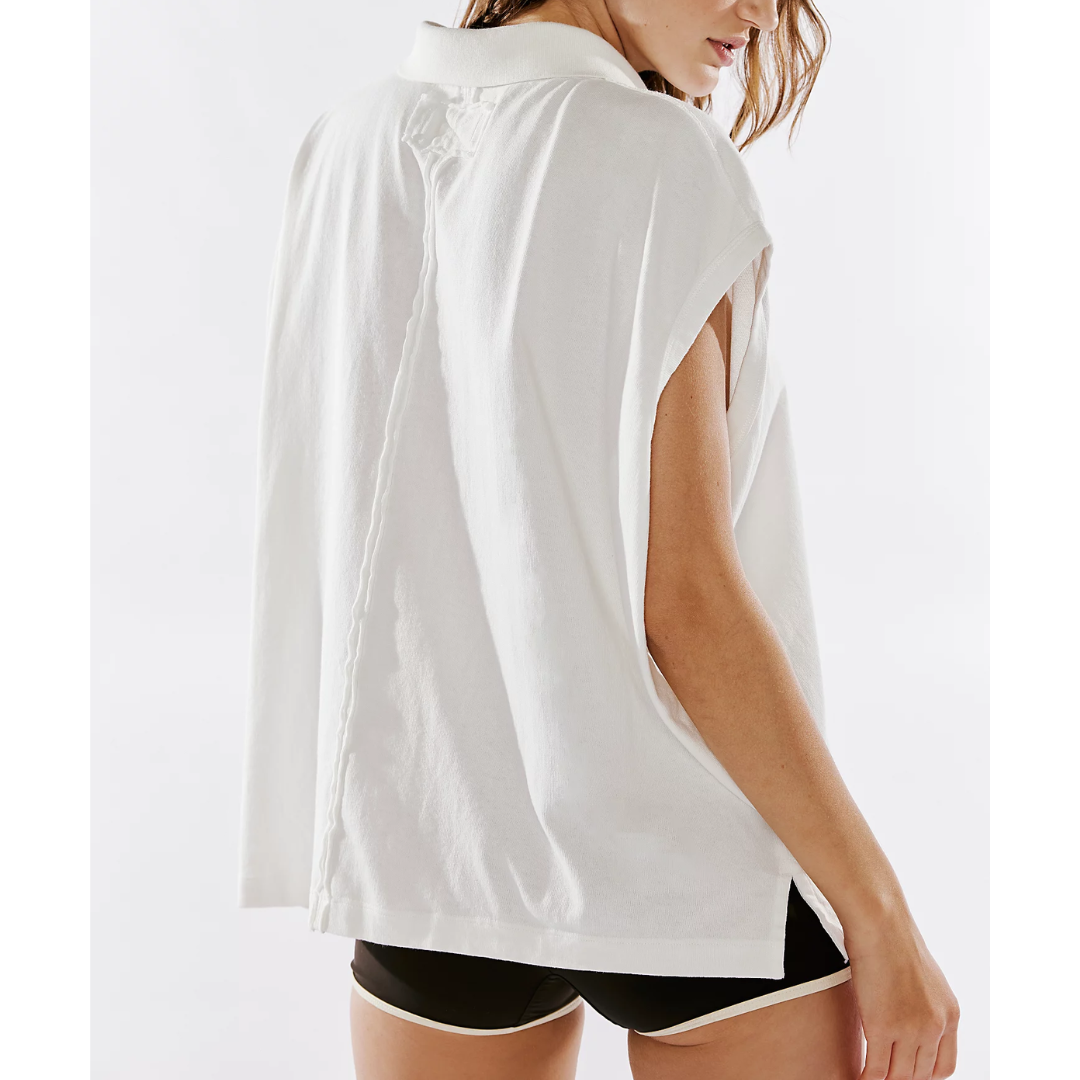POLO TOP | KEEP ON-Top-FREE PEOPLE-Coriander