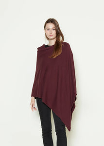 PONCHO | TRIANGLE-Scarves & Wraps-LOOK BY M-ONE-RAISIN-Coriander