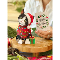 POP-UP CARD | CHRISTMAS KITTEN-Books & Stationery-FRESH CUT PAPER-Coriander