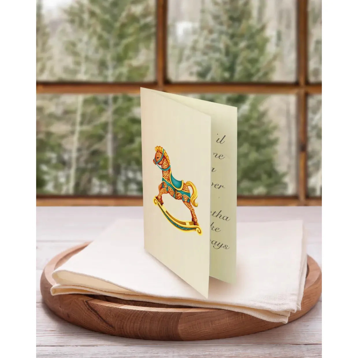 POP-UP CARD | CHRISTMAS TREE-Books & Stationery-FRESH CUT PAPER-Coriander