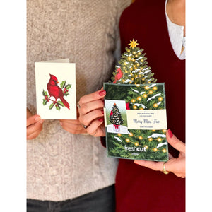 POP-UP CARD | MERRY TREE-Books & Stationery-FRESH CUT PAPER-Coriander