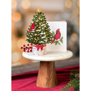 POP-UP CARD | MERRY TREE-Books & Stationery-FRESH CUT PAPER-Coriander