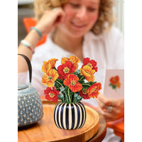 POP UP CARD | MINI FRENCH POPPIES-Books & Stationery-FRESH CUT PAPER-Coriander