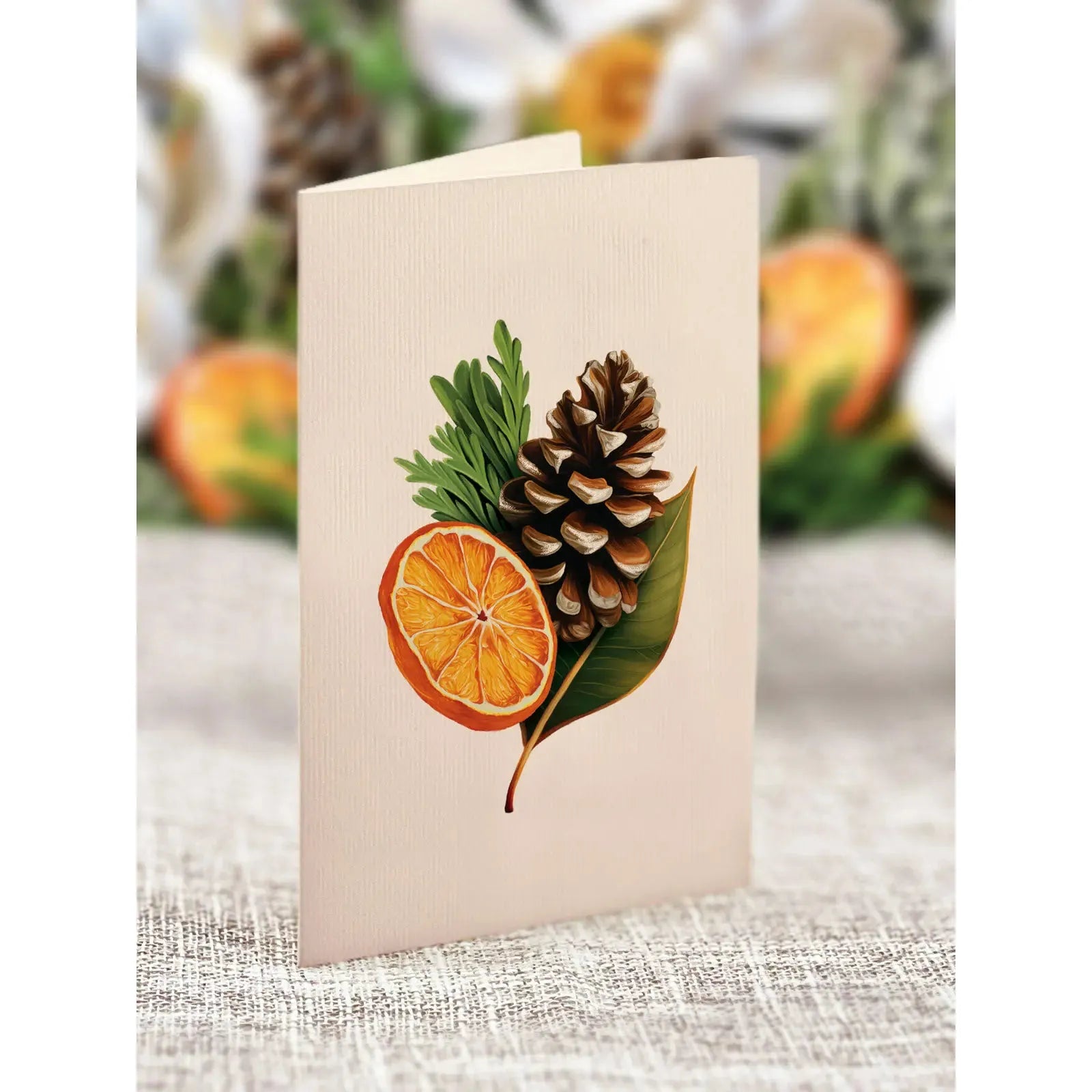 POP-UP CARD | WINTER MAGNOLIA-Books & Stationery-FRESH CUT PAPER-Coriander