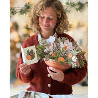 POP-UP CARD | WINTER MAGNOLIA-Books & Stationery-FRESH CUT PAPER-Coriander