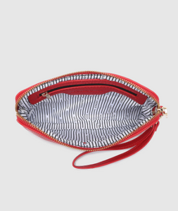 POPPY CLUTCH-Bags & Wallets-LOUENHIDE-Coriander