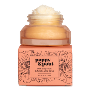 POPPY & POUT LIP SCRUB-Self Care-POPPY & POUT-PINK GRAPEFRUIT-Coriander