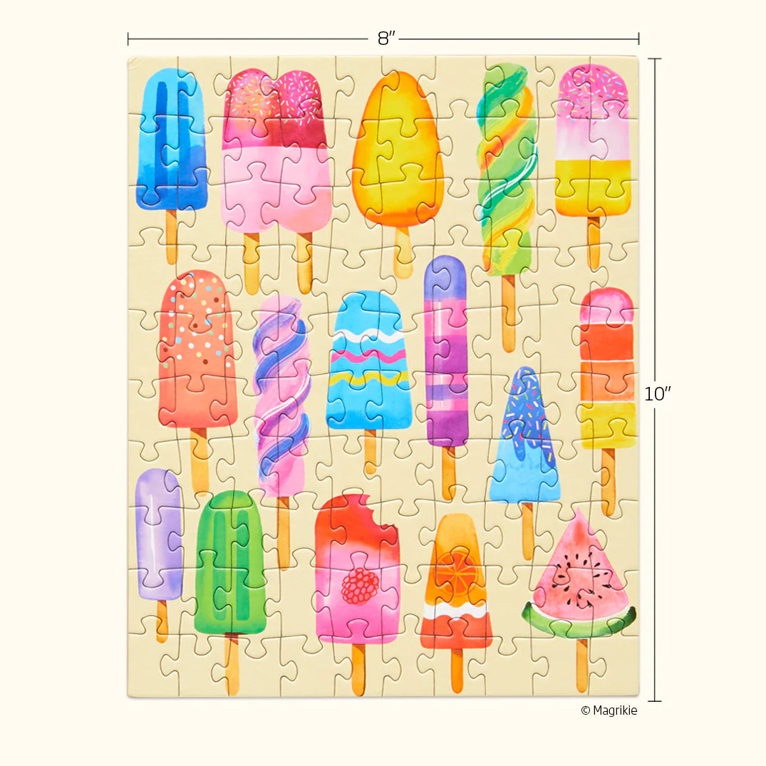 POPSICLE PARTY 100 PIECE PUZZLE-Puzzle-WERKSHOPPE-Coriander