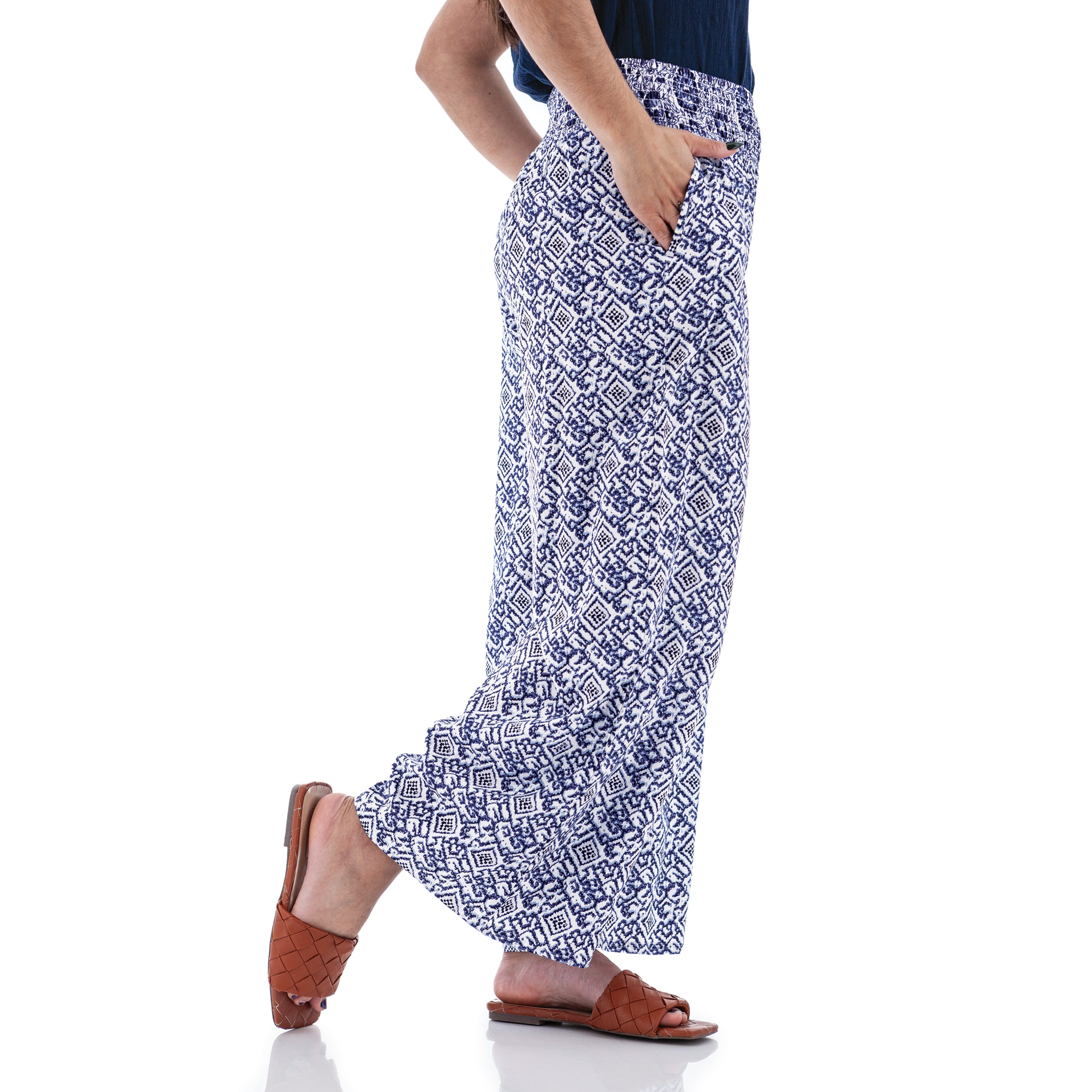 PORTOFINO PALAZZO PANT-Bottom-AVENTURA-Coriander
