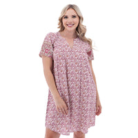 PORTOFINO SWING DRESS-Dress-AVENTURA-SMALL-Pink-Coriander