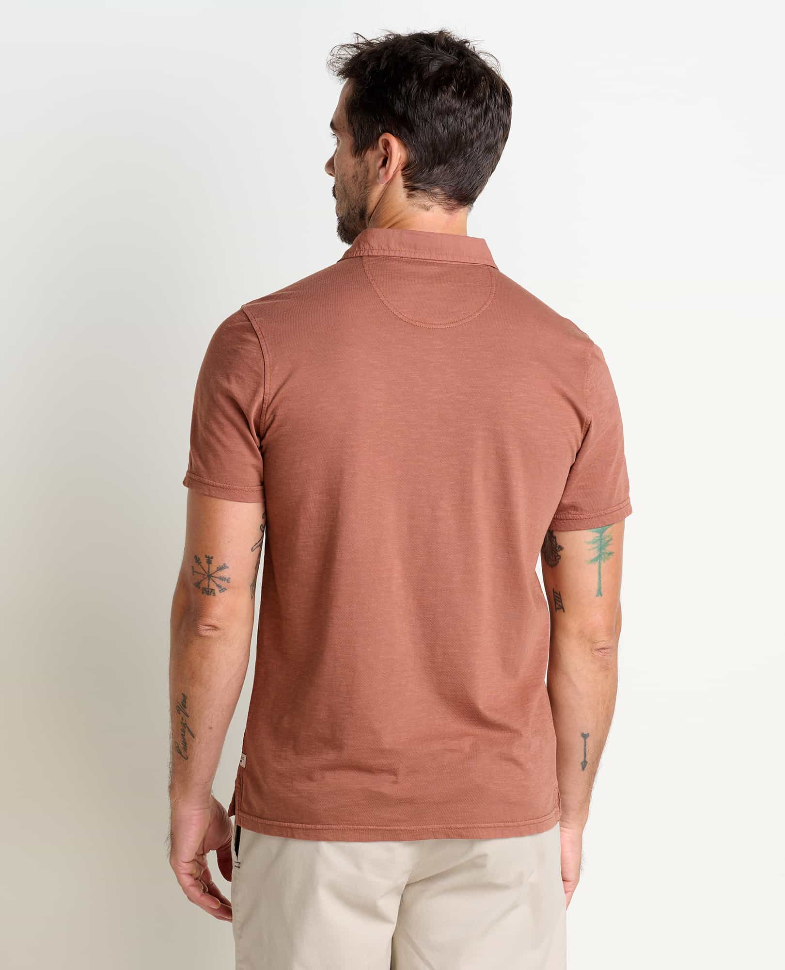 PRIMO SS POLO-Men's Shirt-TOAD&CO-Coriander