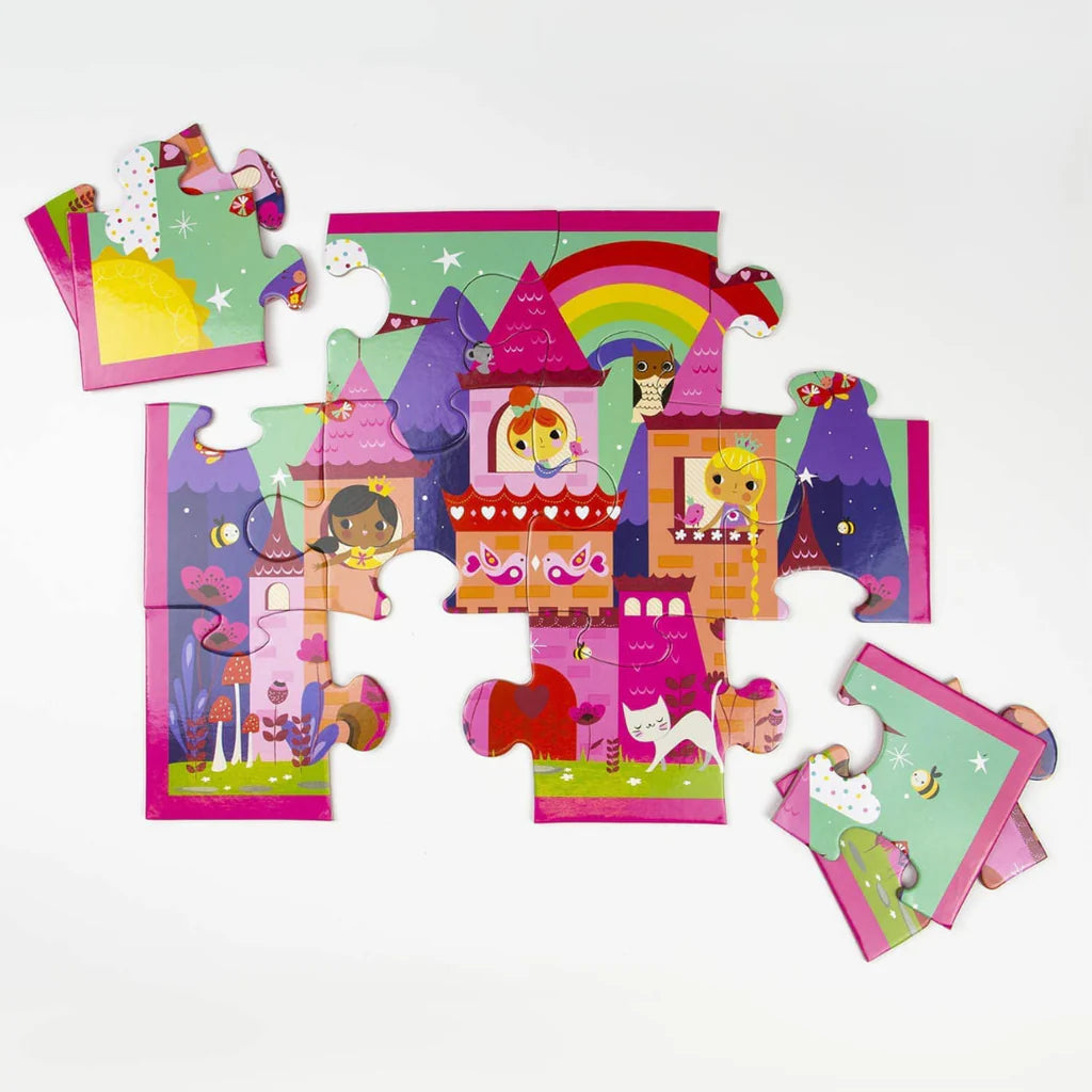 PRINCESS CASTLE POUCH PUZZLE-Fun and Games-RAINCOAST-Coriander