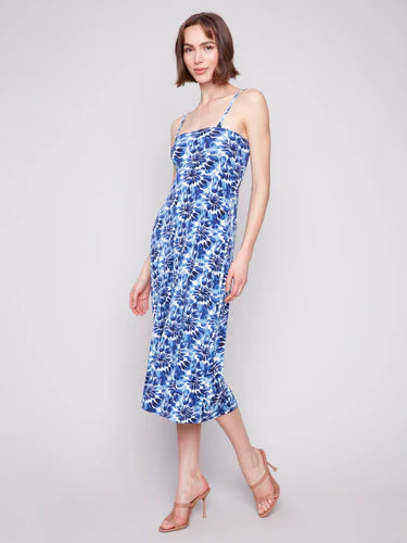 PRINTED CONVERTIBLE SKIRT/DRESS W/REMOVABLE STRAPS-Dress-CHARLIE B-Coriander