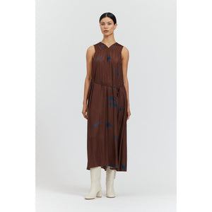 PRINTED MAXI DRESS-Dresses-THERE-ELSEWHERE-Coriander