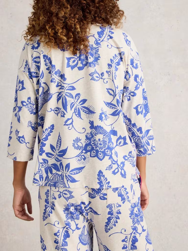 PRINTED PJ. SET | TRINA & MIA-Loungewear-WHITE STUFF-Coriander