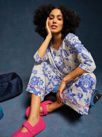 PRINTED PJ. SET | TRINA & MIA-Loungewear-WHITE STUFF-SMALL-NATURAL MULTI-Coriander