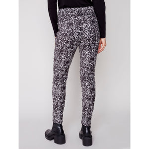 PRINTED SUEDE CRINKLE JOGGER-Bottoms-CHARLIE B-Coriander