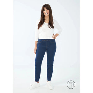 PULL ON ANKLE DENIM-Denim-FRENCH DRESSING JEANS-Coriander