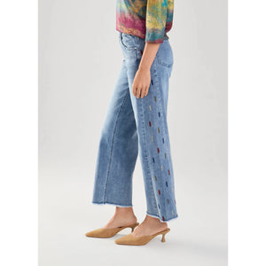 PULL-ON STRAIGHT ANKLE-Denim-FRENCH DRESSING JEANS-Coriander