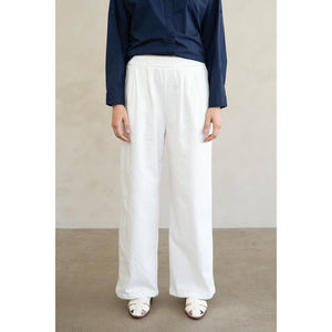 PULL ON TROUSERS | PLEATED-Bottoms-ELLE GREY-Coriander