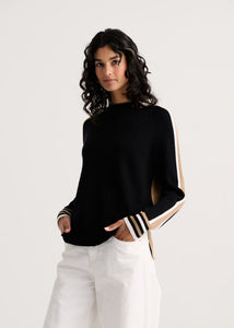 PULLOVER REVERSIBLE SWEATER | TWO-WAY FUNNEL NECK-Jackets & Sweaters-ZAKET & PLOVER-Coriander