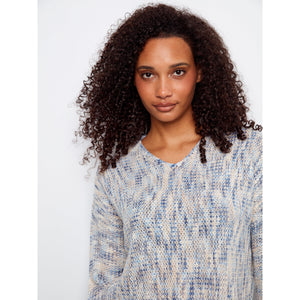 PULLOVER SWEATER | 3/4 SLEEVE DROP SHOULDER-Jackets & Sweaters-CHARLIE B-Coriander