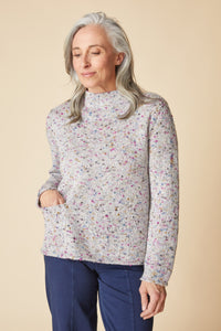 PULLOVER SWEATER | AURORA: DOVE-Jackets & Sweaters-HABITAT-Coriander