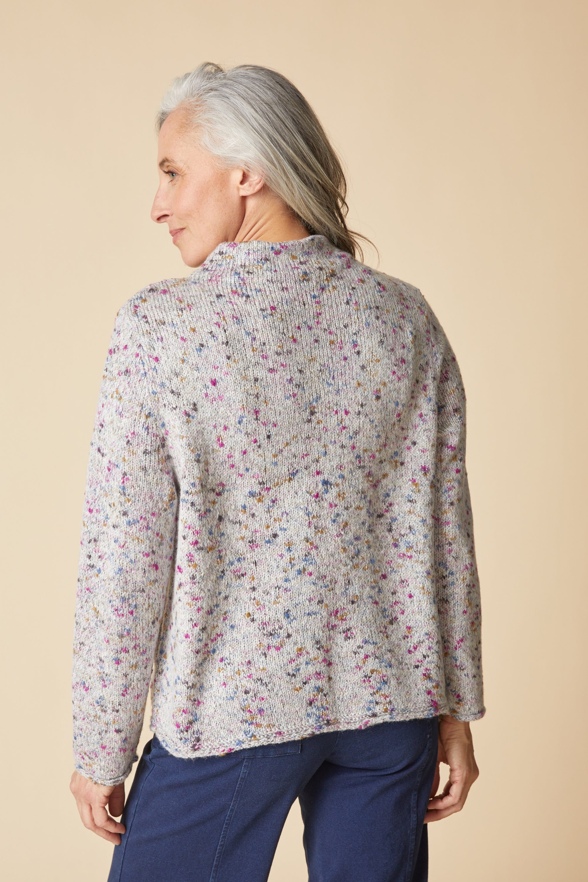 PULLOVER SWEATER | AURORA: DOVE-Jackets & Sweaters-HABITAT-Coriander