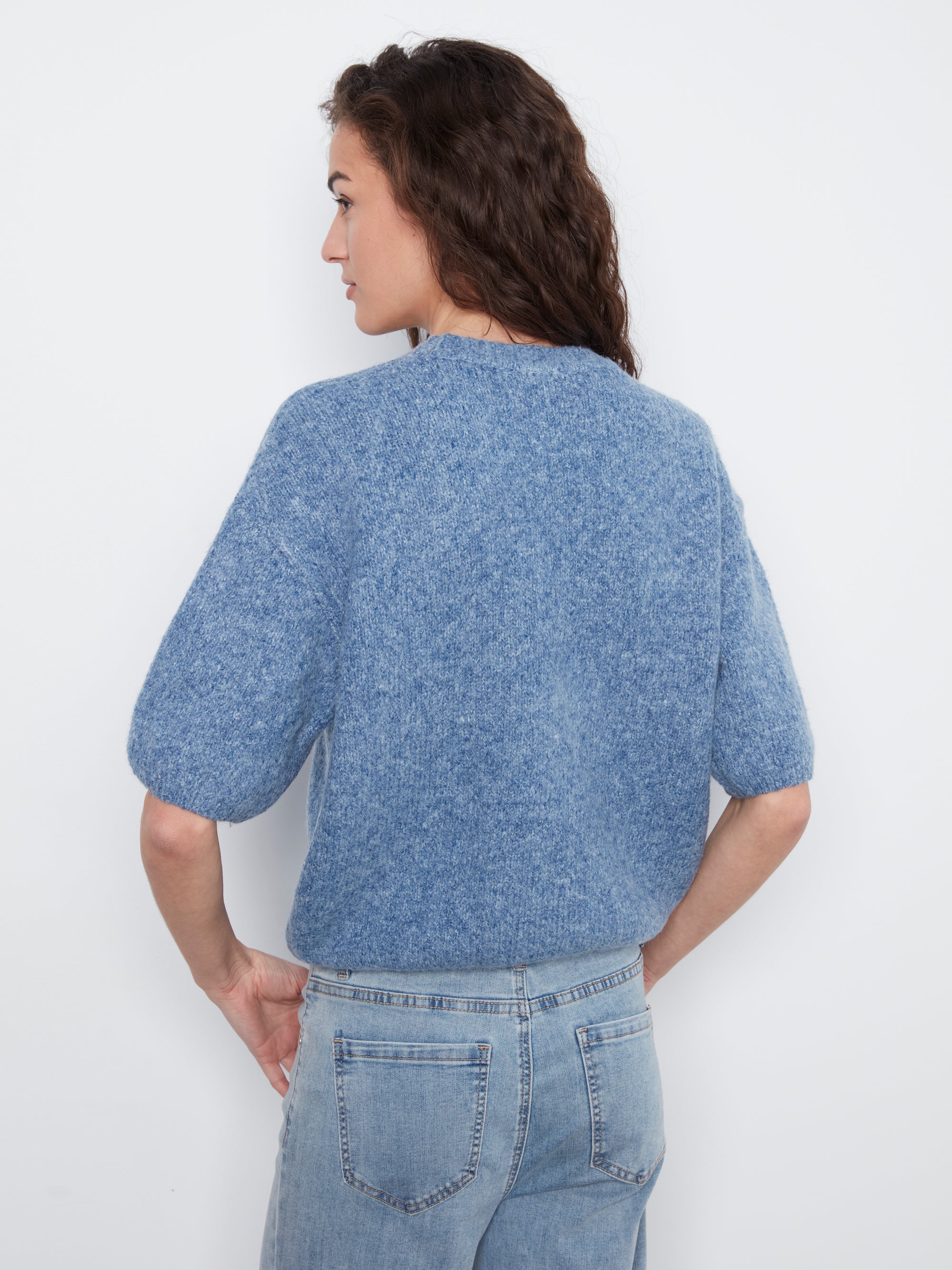 PULLOVER SWEATER | BALLOON ELBOW SLEEVE