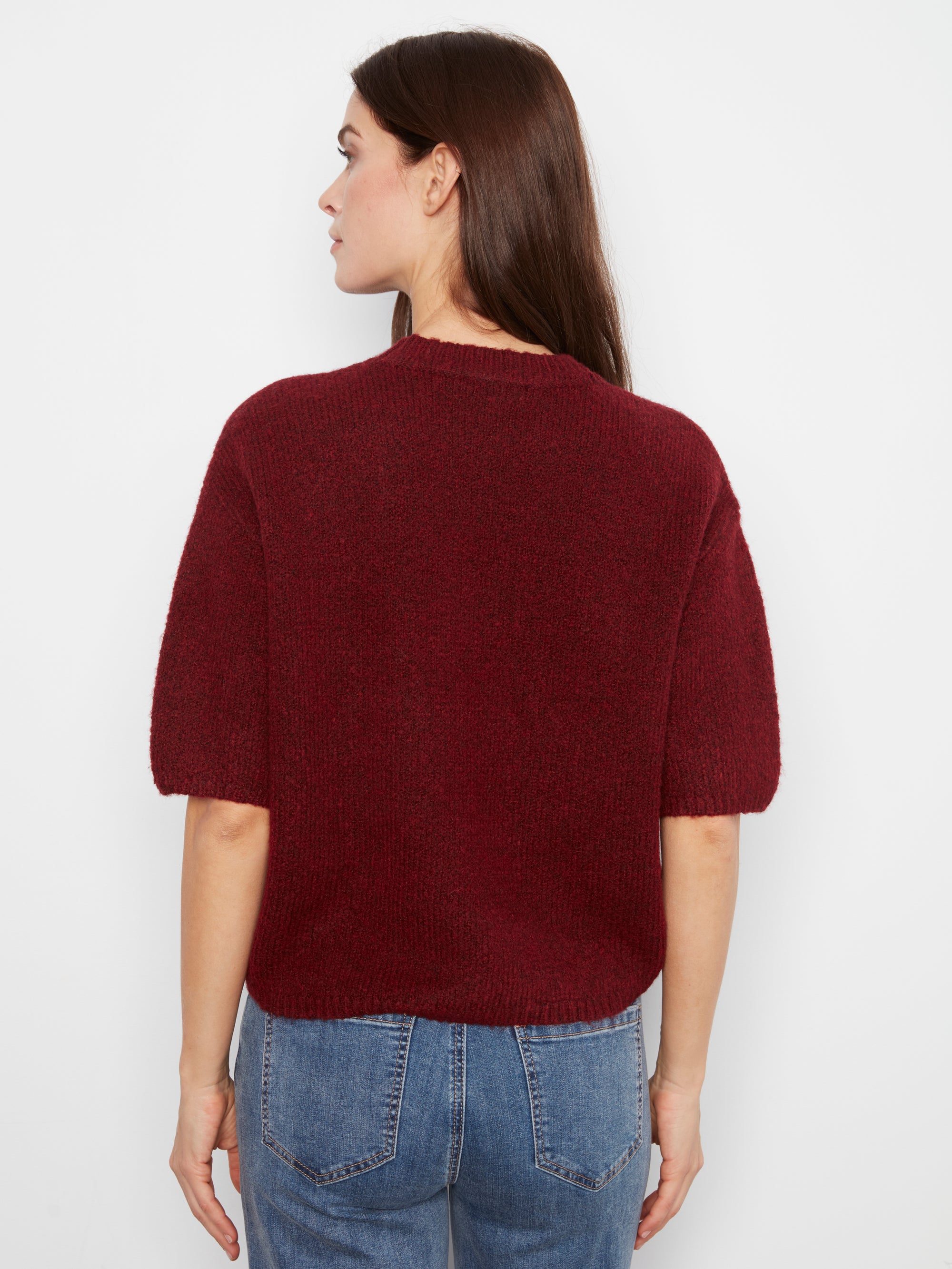 PULLOVER SWEATER | BALLOON ELBOW SLEEVE