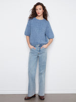 PULLOVER SWEATER | BALLOON ELBOW SLEEVE-Jackets & Sweaters-CHARLIE B-Coriander