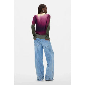 PULLOVER SWEATER | BERENJENA-Jackets & Sweaters-DESIGUAL-Coriander