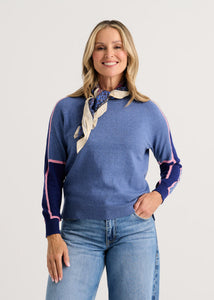 PULLOVER SWEATER | BLOCK PLAY-Jackets & Sweaters-ZAKET & PLOVER-Coriander