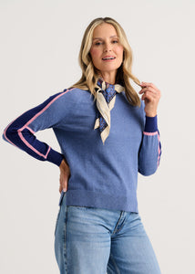 PULLOVER SWEATER | BLOCK PLAY-Jackets & Sweaters-ZAKET & PLOVER-XSMALL-JEAN-Coriander