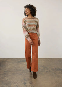 PULLOVER SWEATER | BOAT NECK BOUCLE-Jackets & Sweaters-FRENCH DRESSING JEANS-Coriander