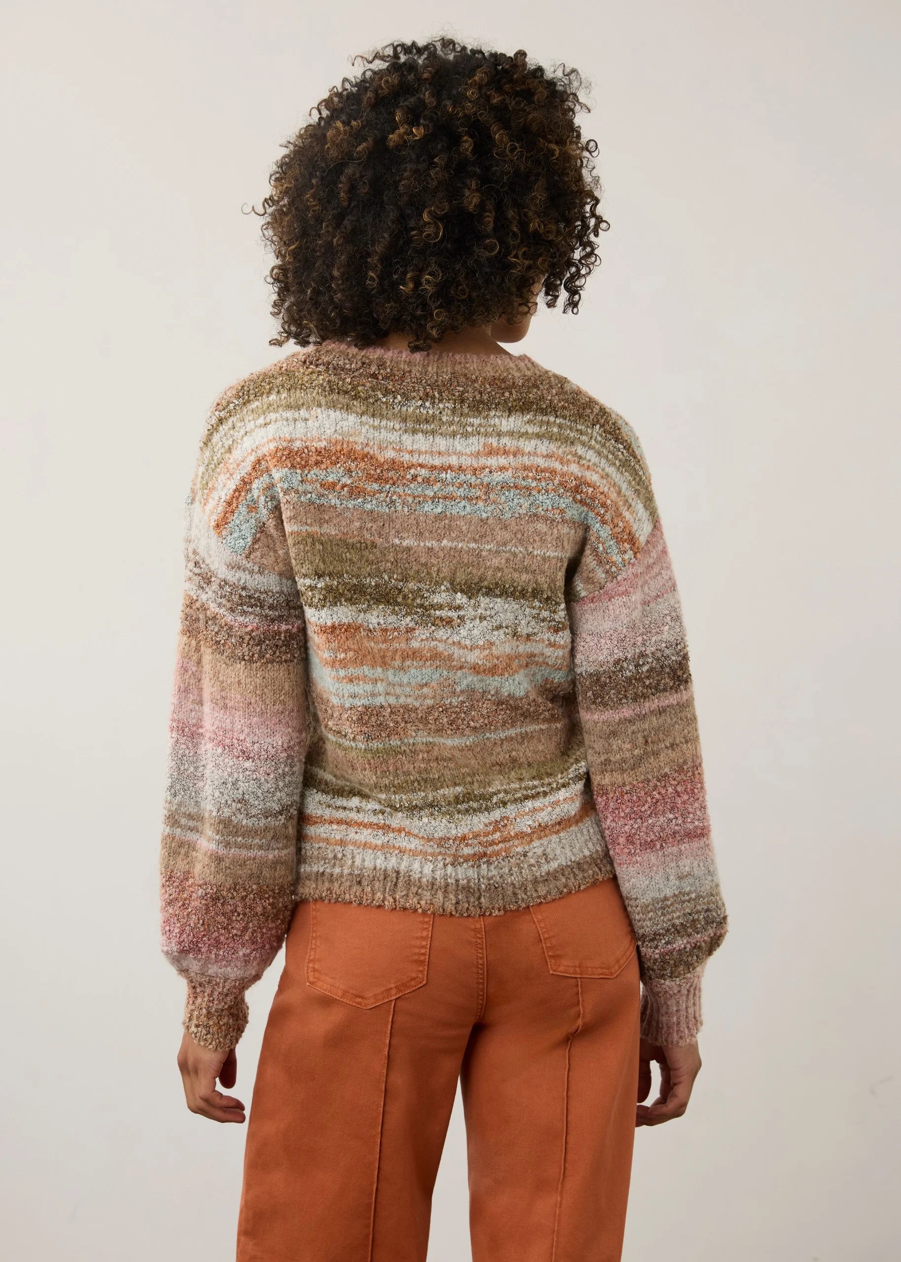 PULLOVER SWEATER | BOAT NECK BOUCLE-Jackets & Sweaters-FRENCH DRESSING JEANS-Coriander