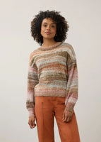 PULLOVER SWEATER | BOAT NECK BOUCLE-Jackets & Sweaters-FRENCH DRESSING JEANS-SMALL-NATRUAL SPACEDYE-Coriander