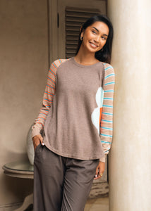 PULLOVER SWEATER | BRIGHT SIDE-Jackets & Sweaters-ZAKET & PLOVER-Coriander