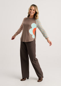 PULLOVER SWEATER | BRIGHT SIDE-Jackets & Sweaters-ZAKET & PLOVER-Coriander